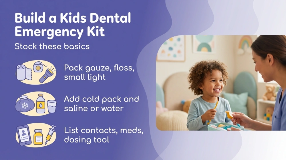 Build a Kids Dental Emergency Kit - Stock these basics