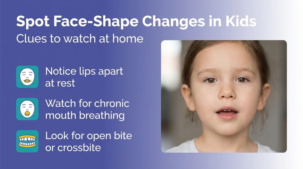 Infographic: Spot Face-Shape Changes in Kids — Clues to watch at home