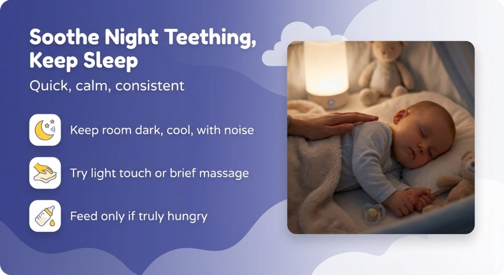 Soothe Night Teething, Keep Sleep - Quick, calm, consistent