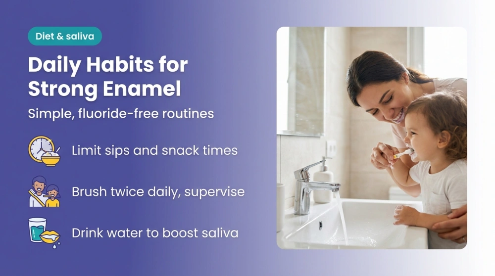 Daily Habits for Strong Enamel — Simple, fluoride-free routines
