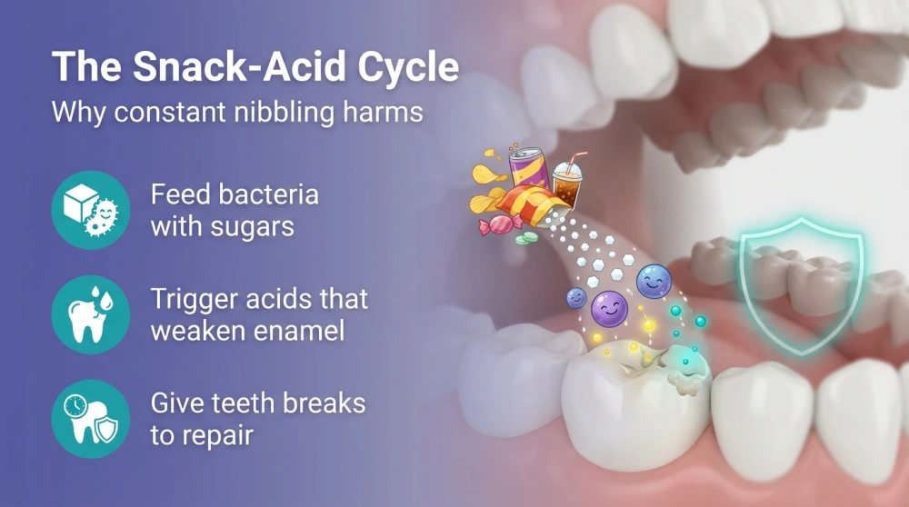 The Snack-Acid Cycle - Why constant nibbling harms