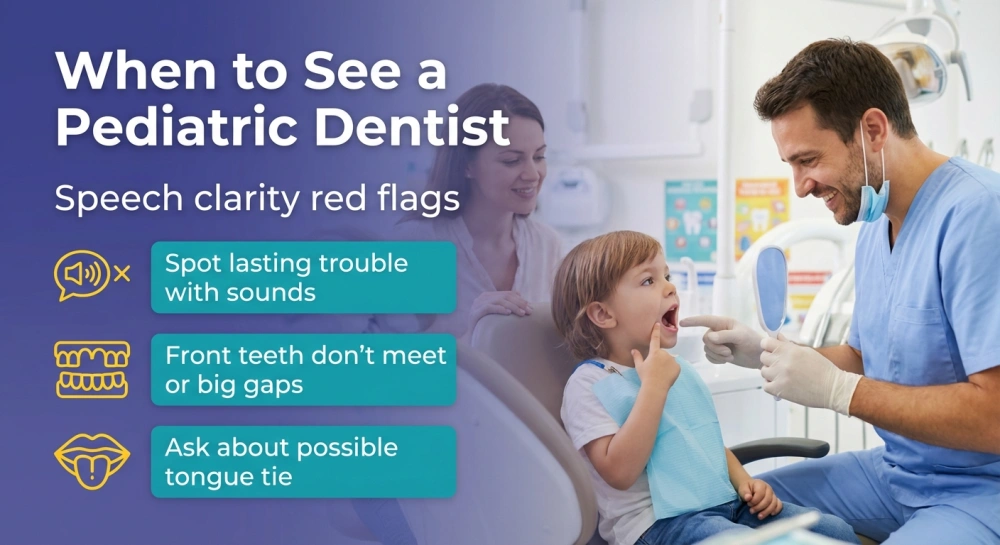 When to See a Pediatric Dentist - Speech clarity red flags