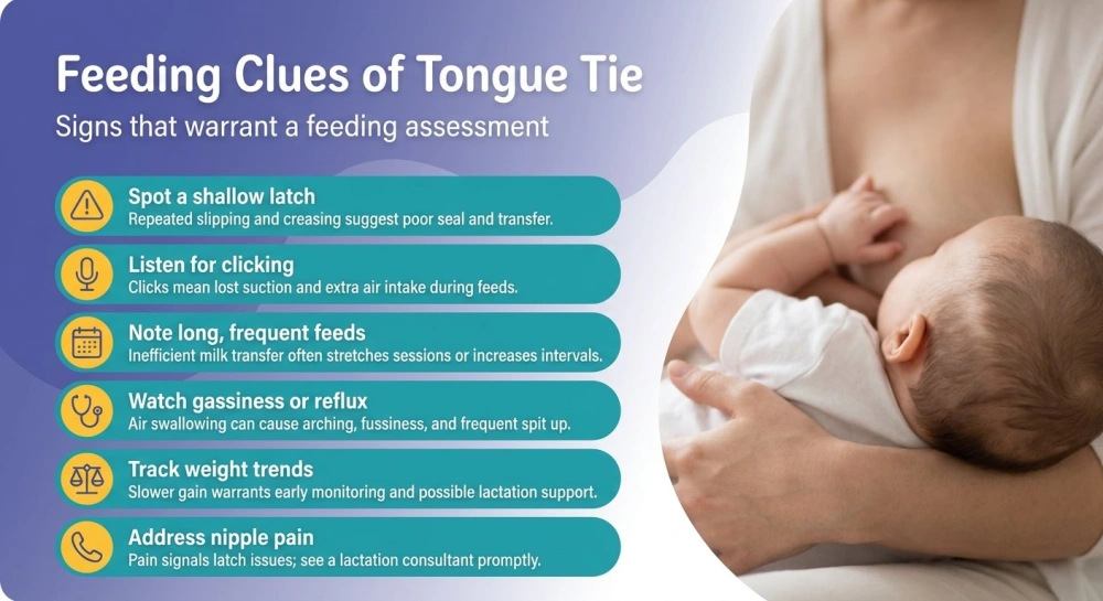 Feeding Clues of Tongue Tie