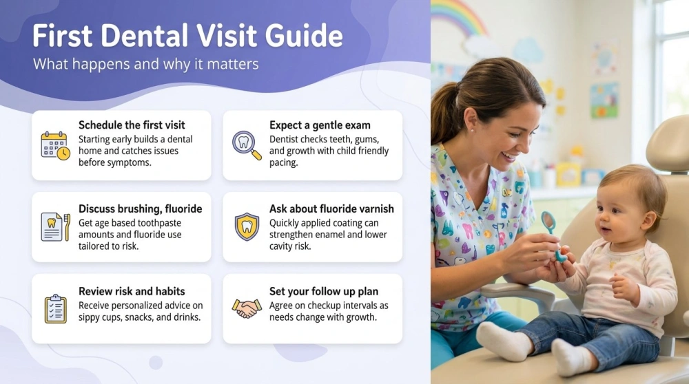 First Dental Visit Guide - What happens and why it matters