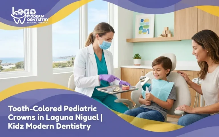 Metal-Free, Tooth-Colored Pediatric Crowns at Kidz Modern Dentistry: Durable, Natural-Looking Smiles for Kids