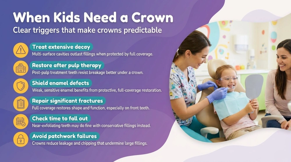 When Kids Need a Crown — Clear triggers that make crowns predictable